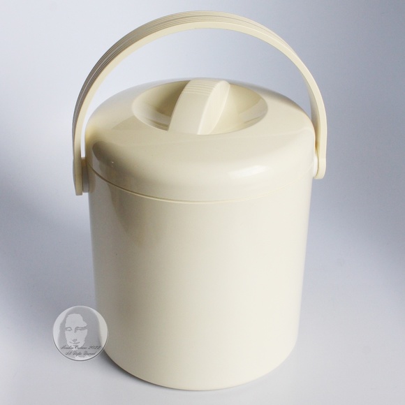 Vintage PPL Pedrini Ice Bucket Made in Italy Modern Home Decor Barware 1980s - Picture 6 of 13